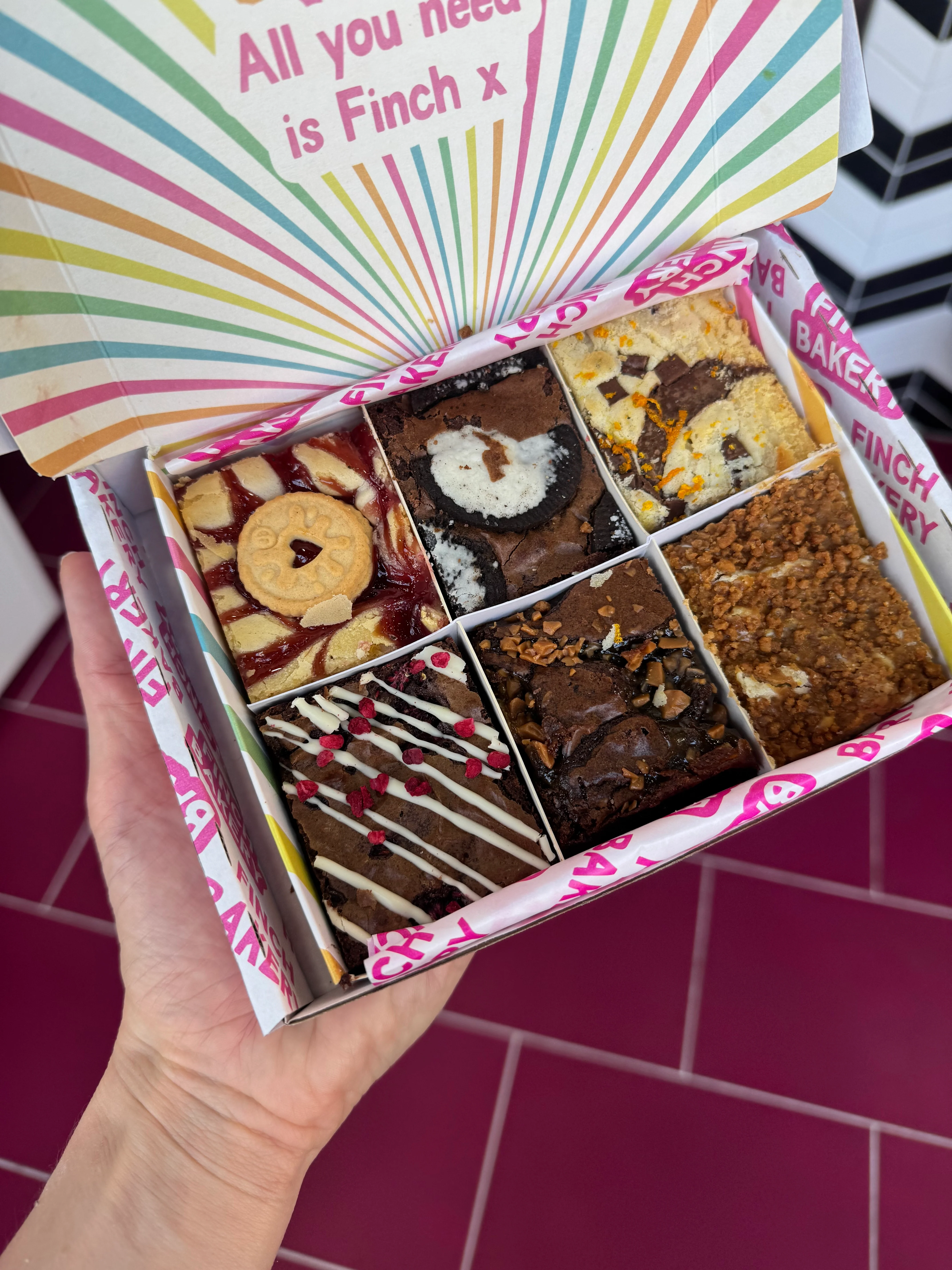 6 Mixed Blondie Brownie Box - Image 2