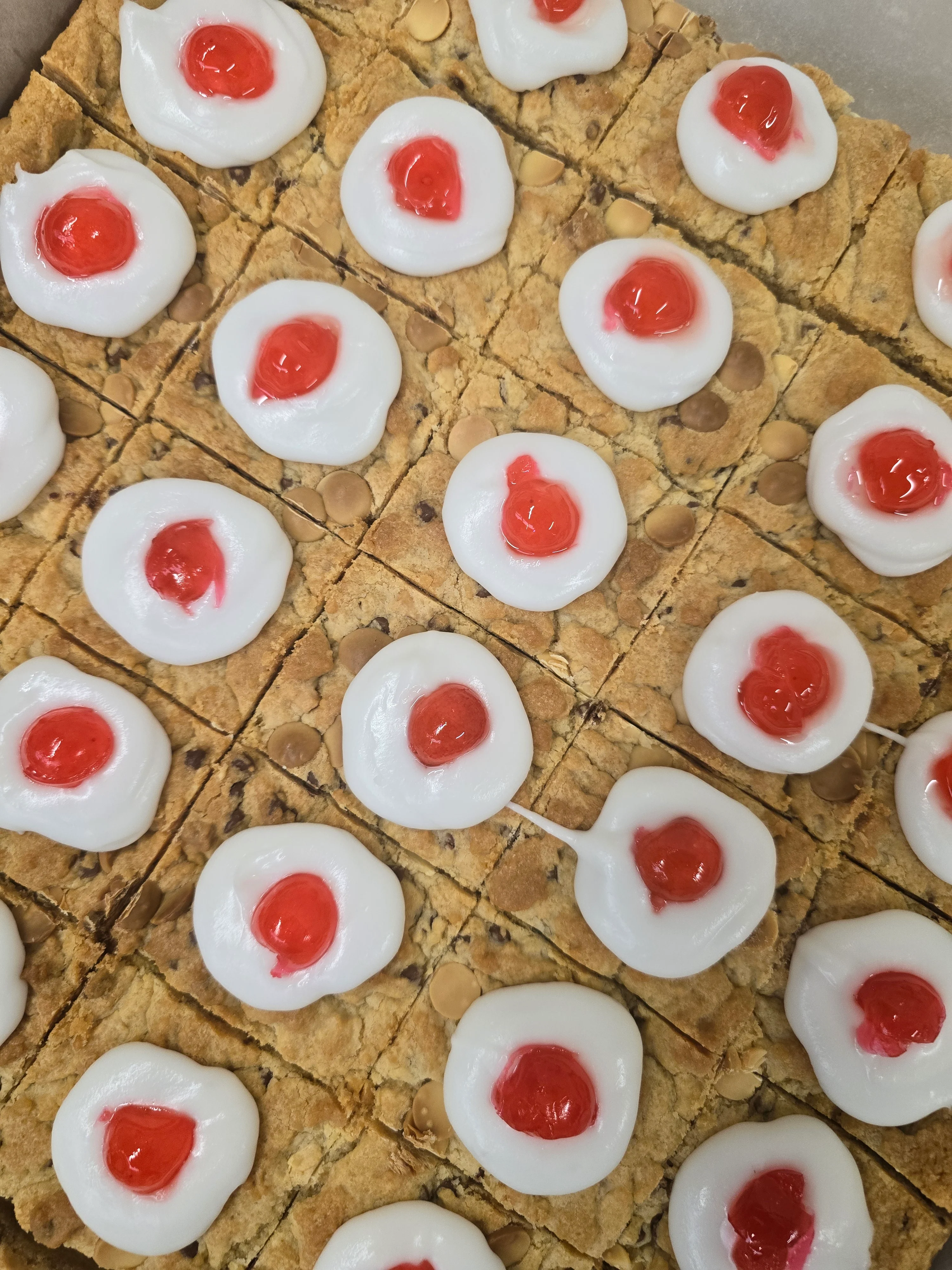 Cherry Bakewell Cookie Piece - Image 2