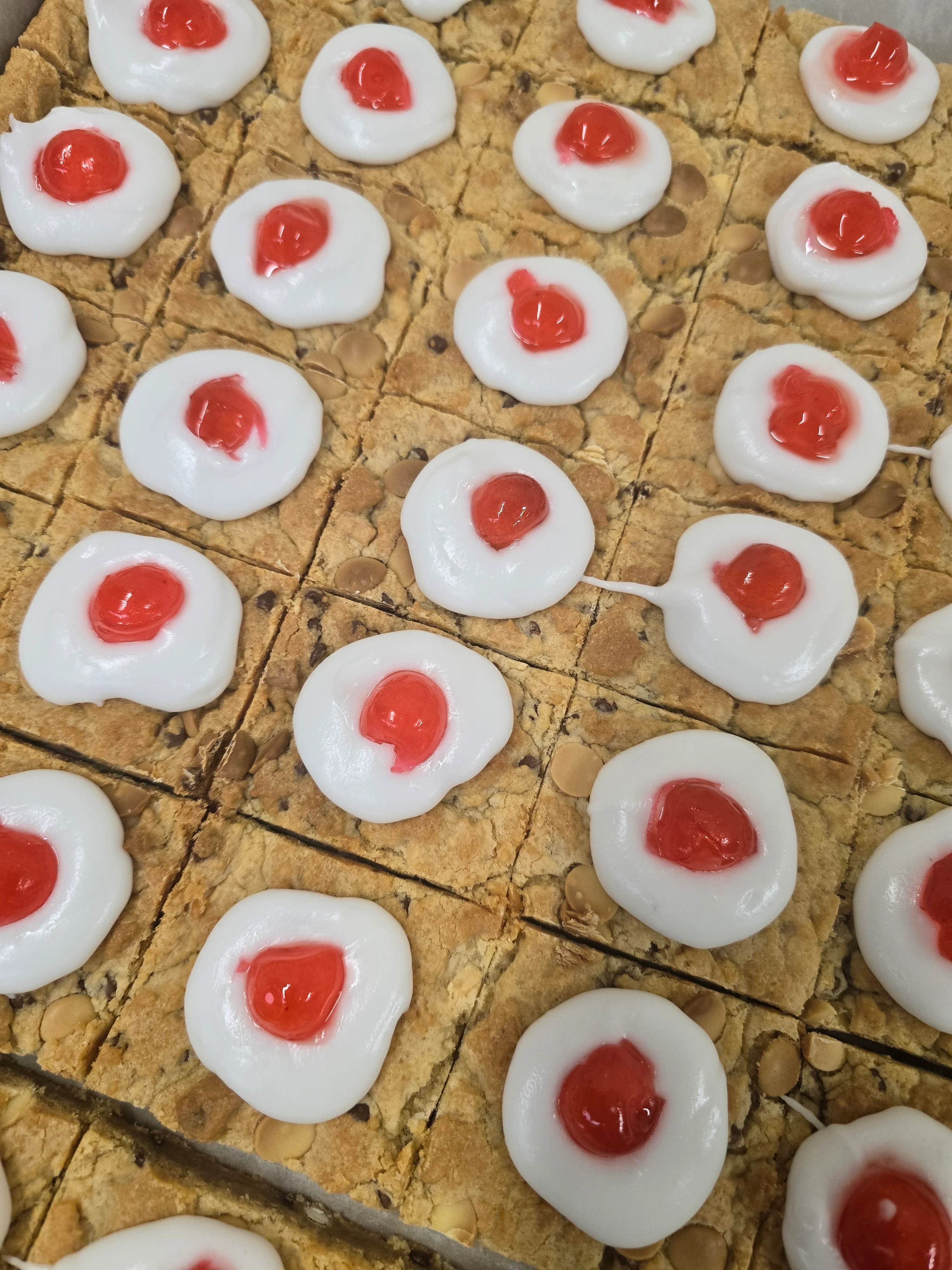 Cherry Bakewell Cookie Piece - Image 3