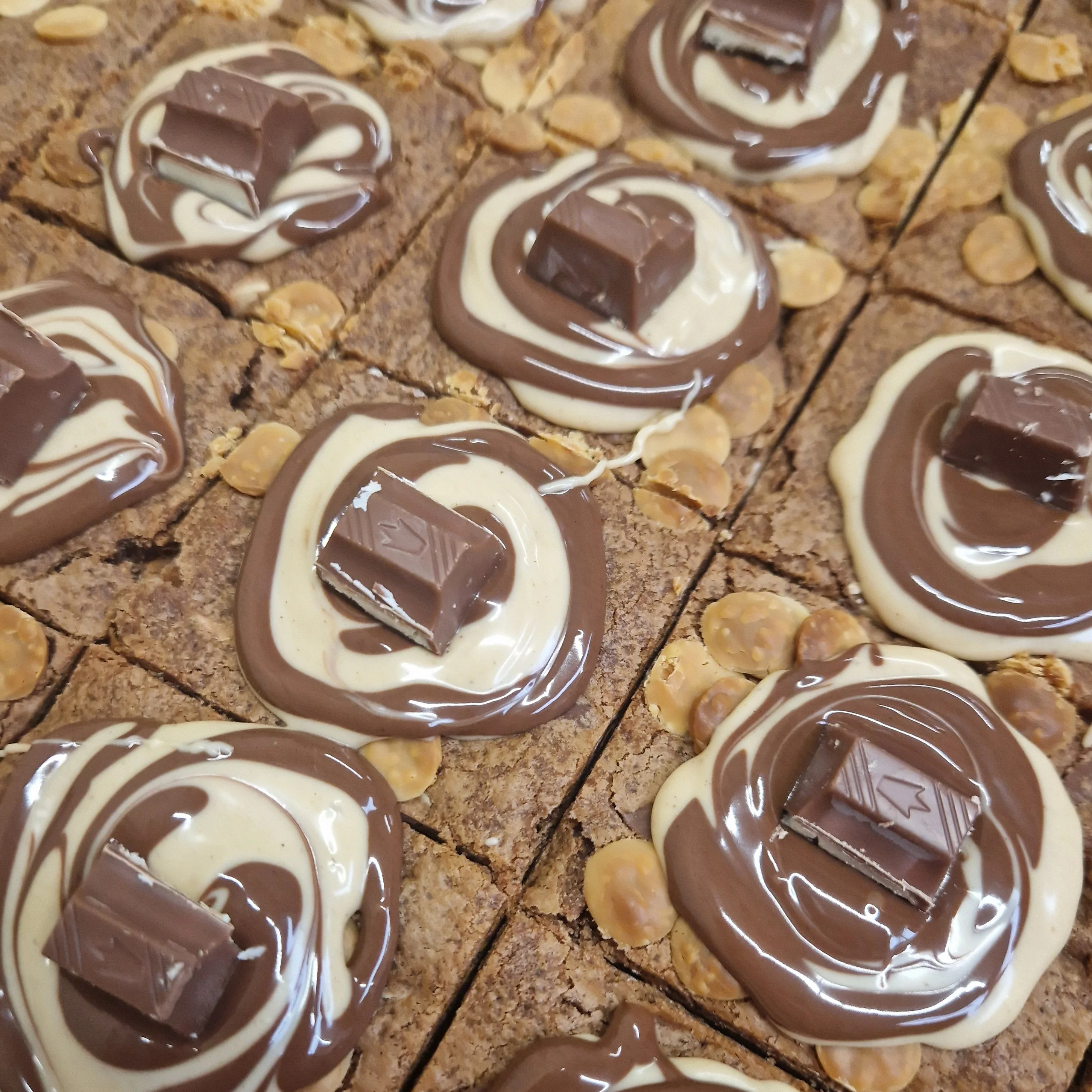 Chocolate Kinder & Nutella Cookie Piece