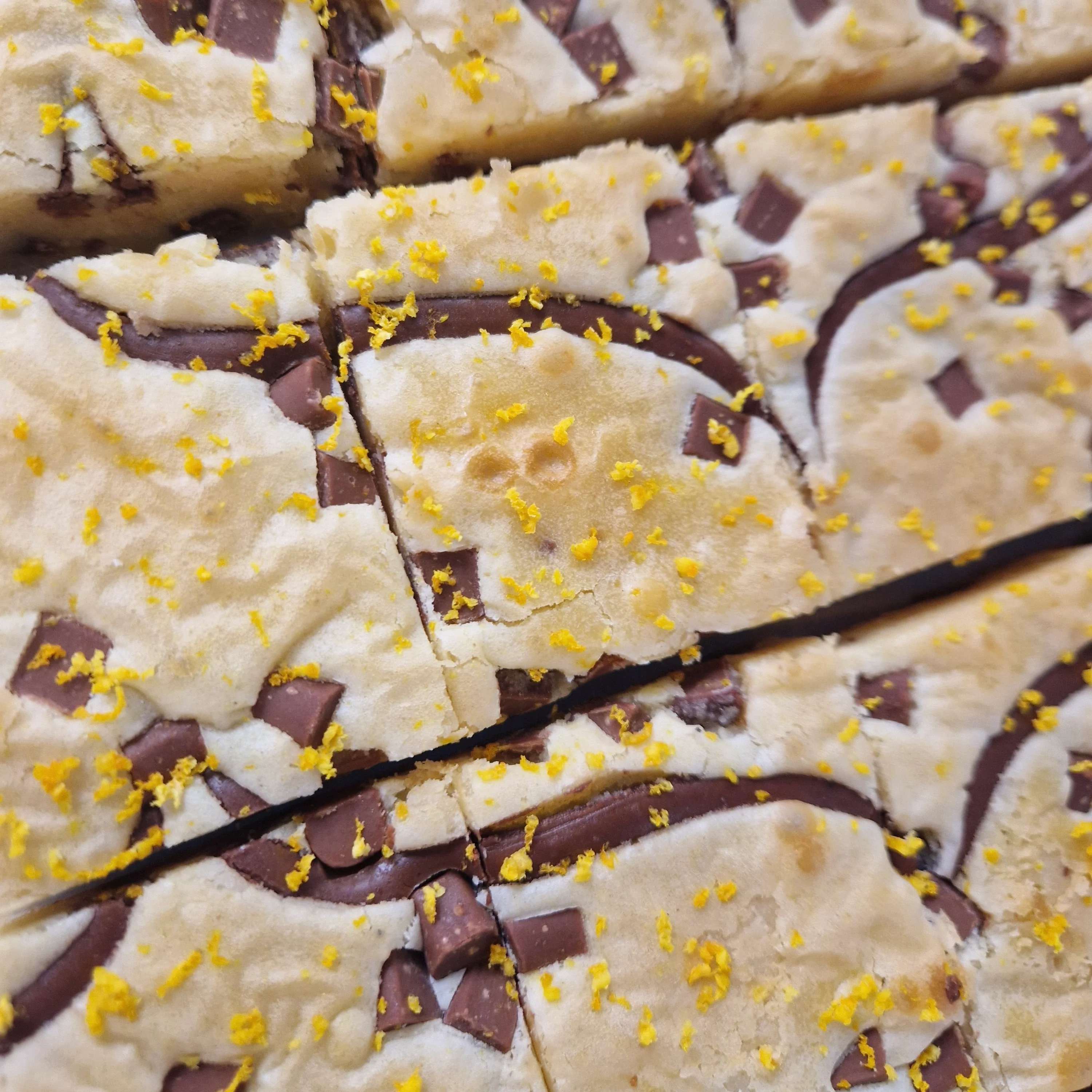 Chocolate Orange Blondie Piece