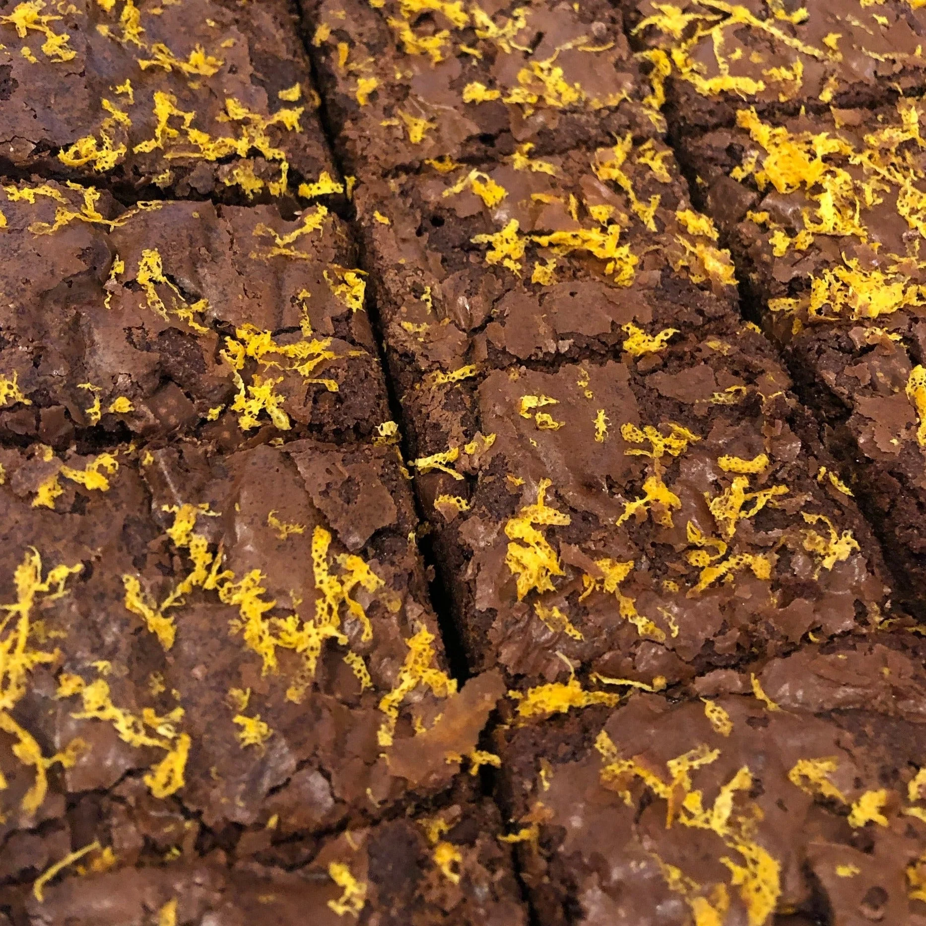 Chocolate Orange Brownie Piece