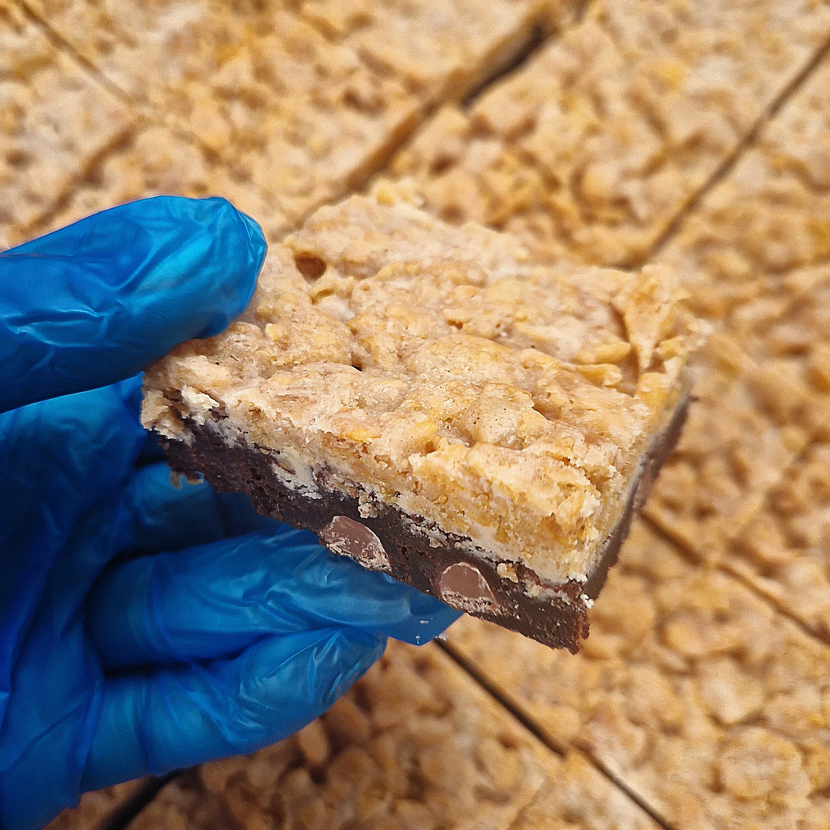 Kinder Cornflake Brownie Piece