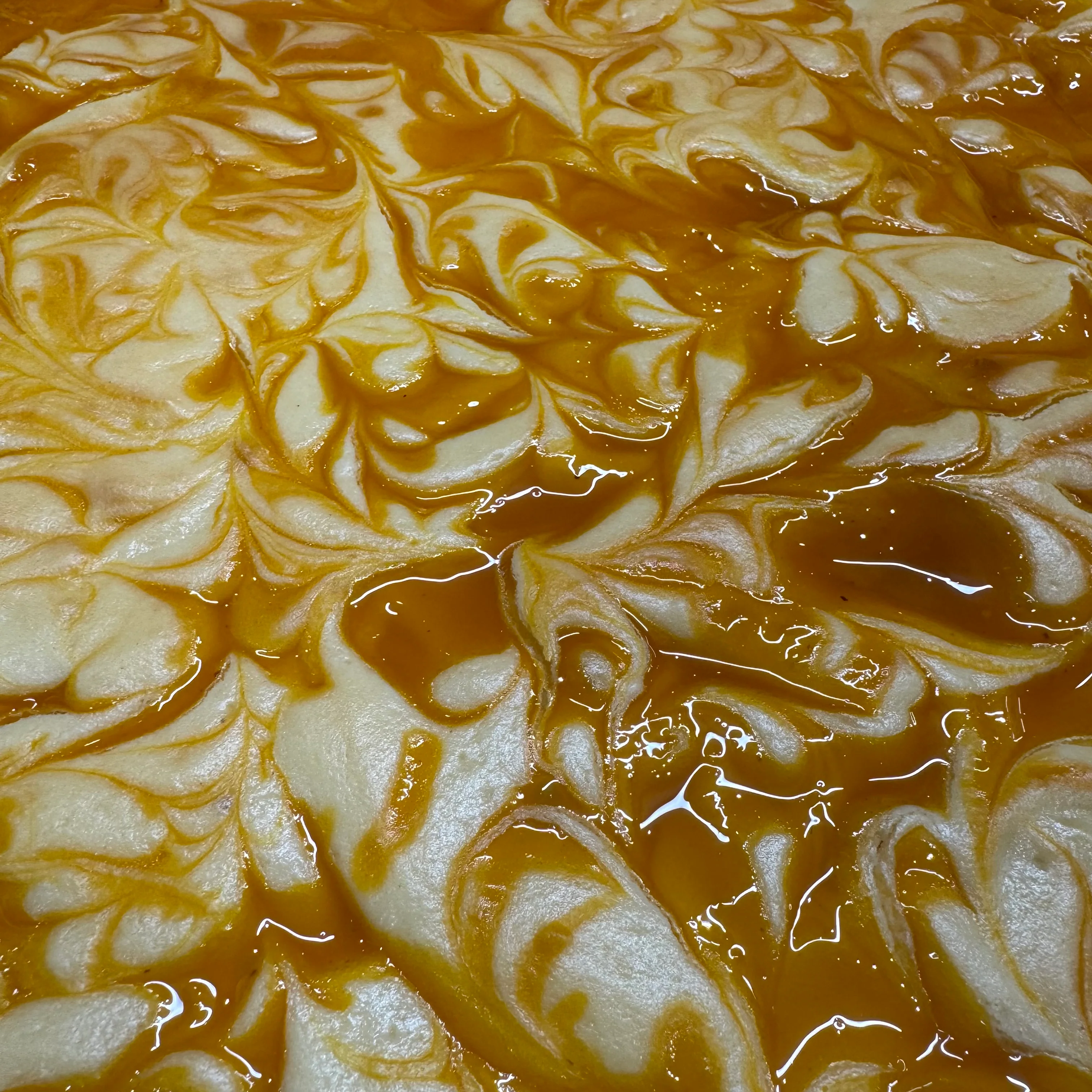 Mango Lassi Cheesecake Blondie Piece