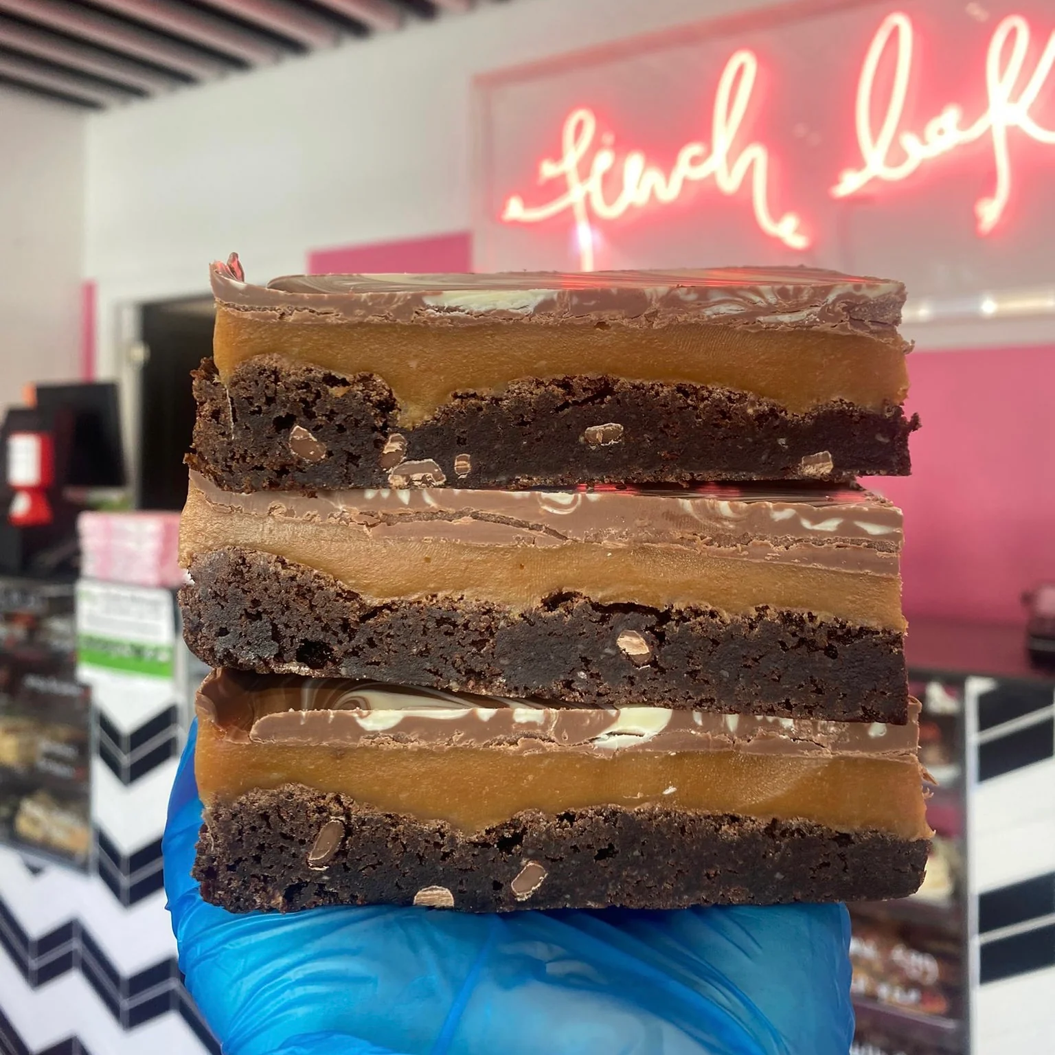 Milk Chocolate Millionaire's Brownie Piece