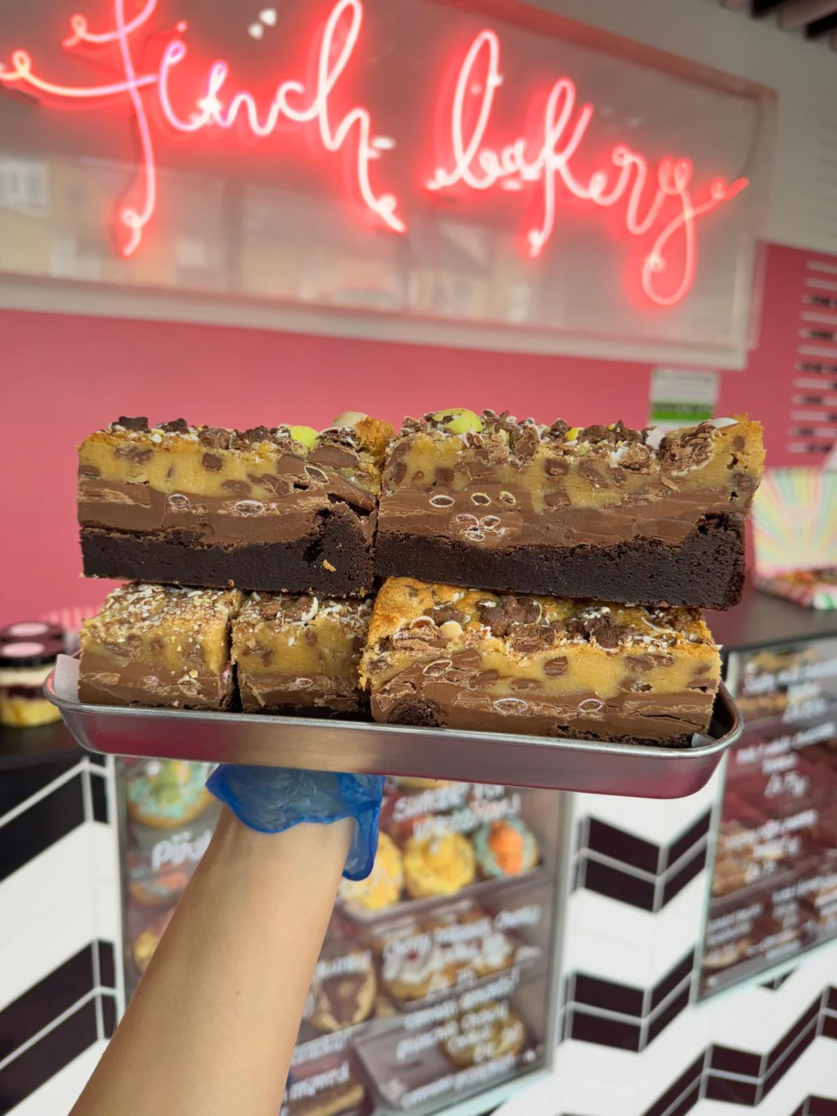 Mini Egg Brookie Bar