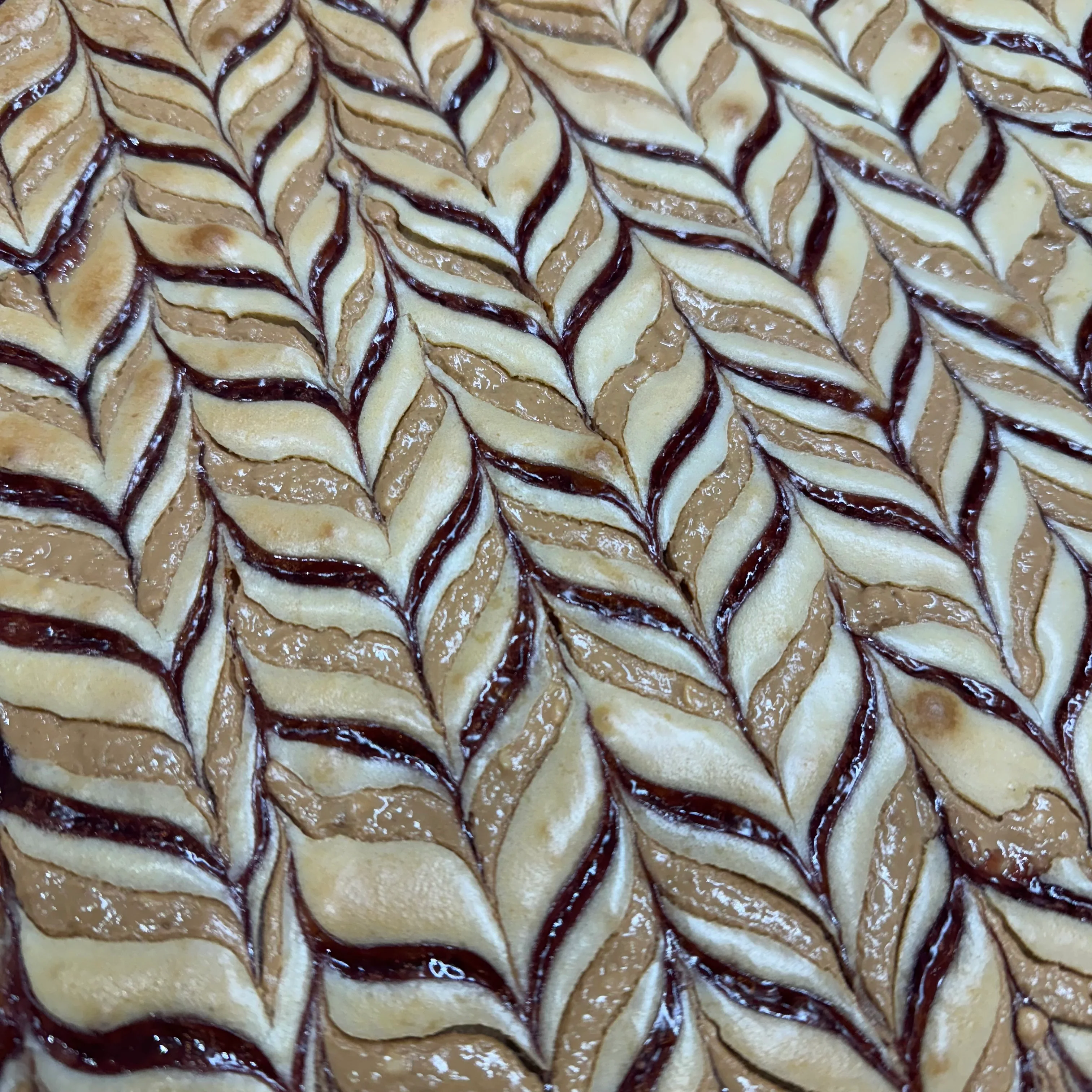 Peanut Butter & Jelly Blondie Piece