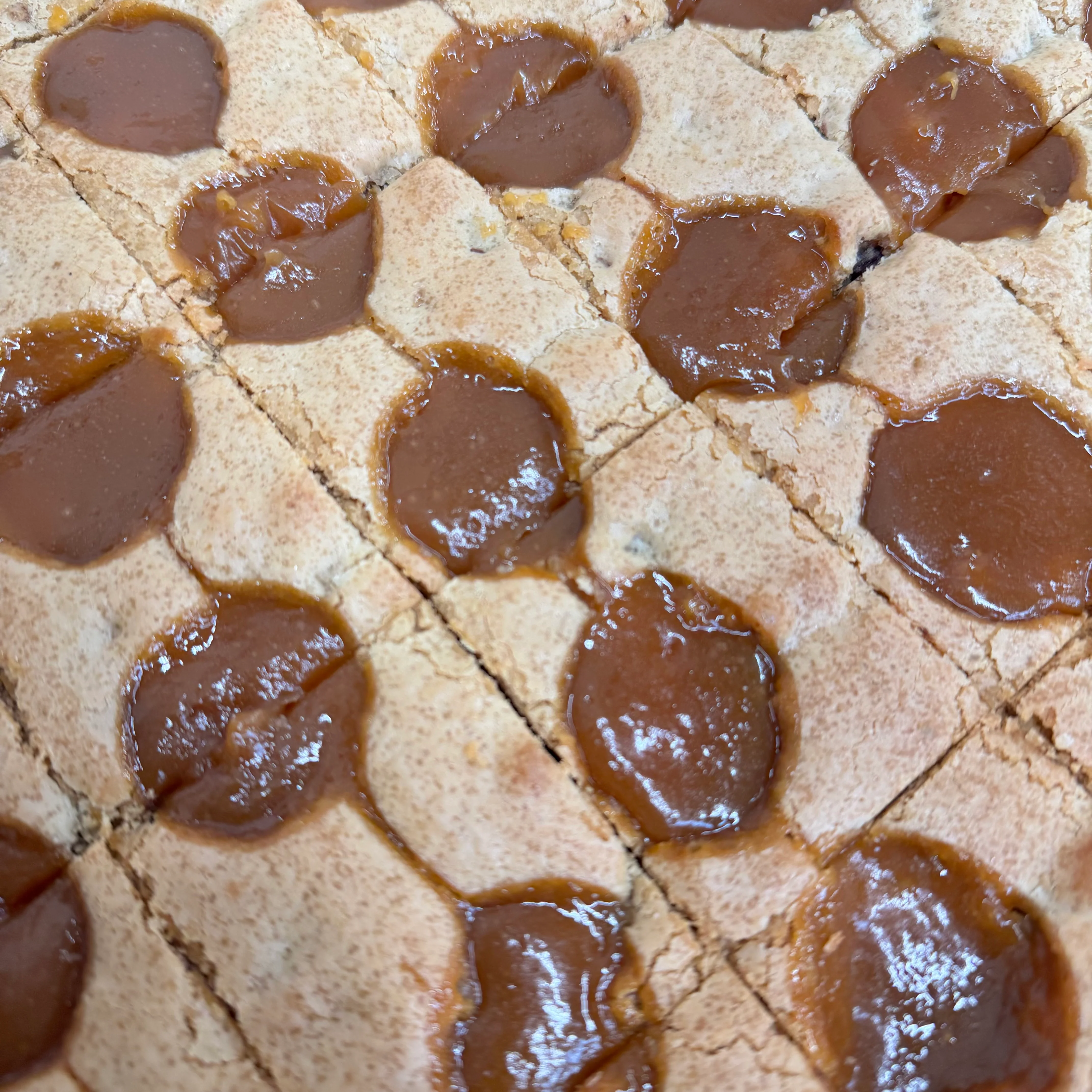 Salted Caramel Brown Sugar Blondie Piece