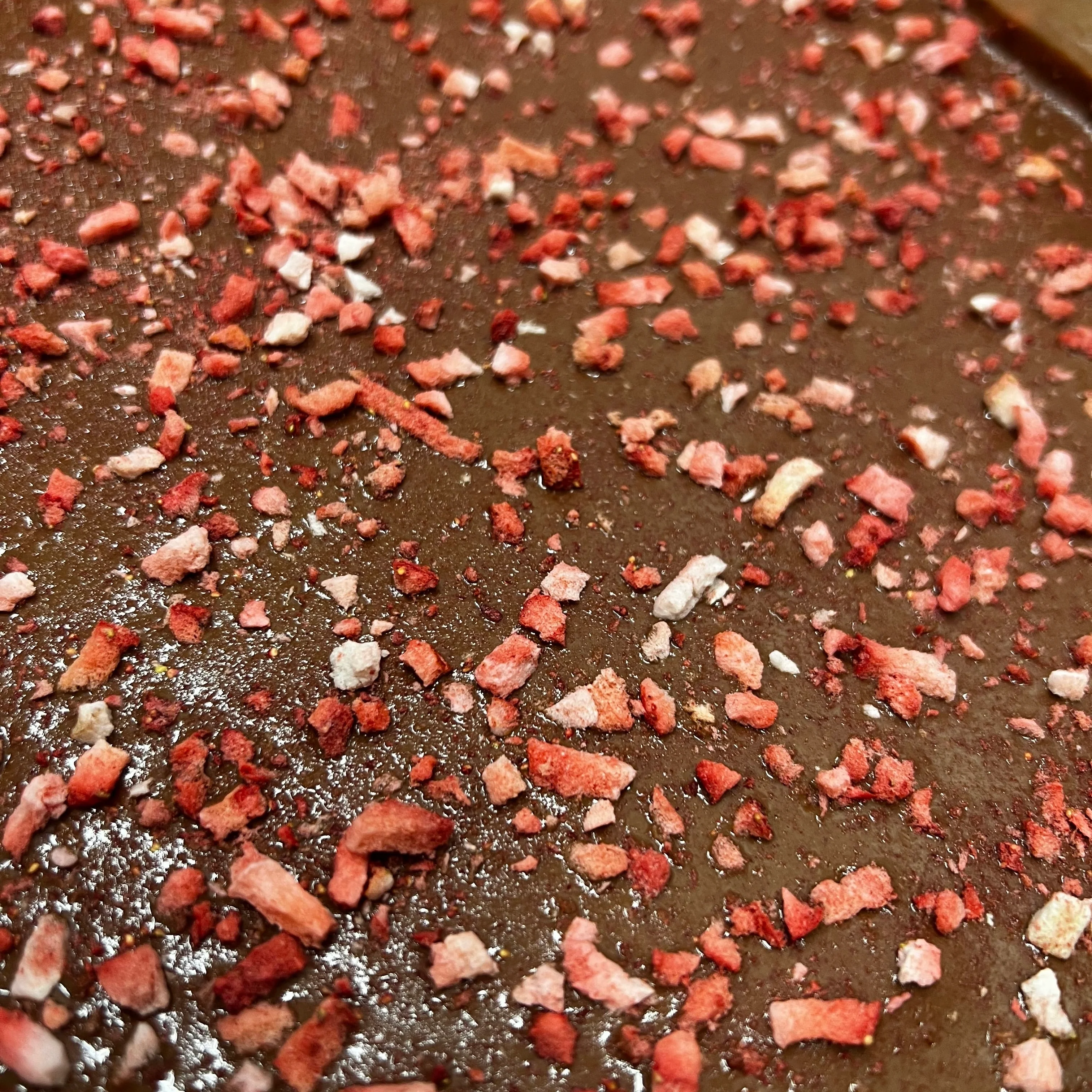 Strawberry Creme Brownie Piece