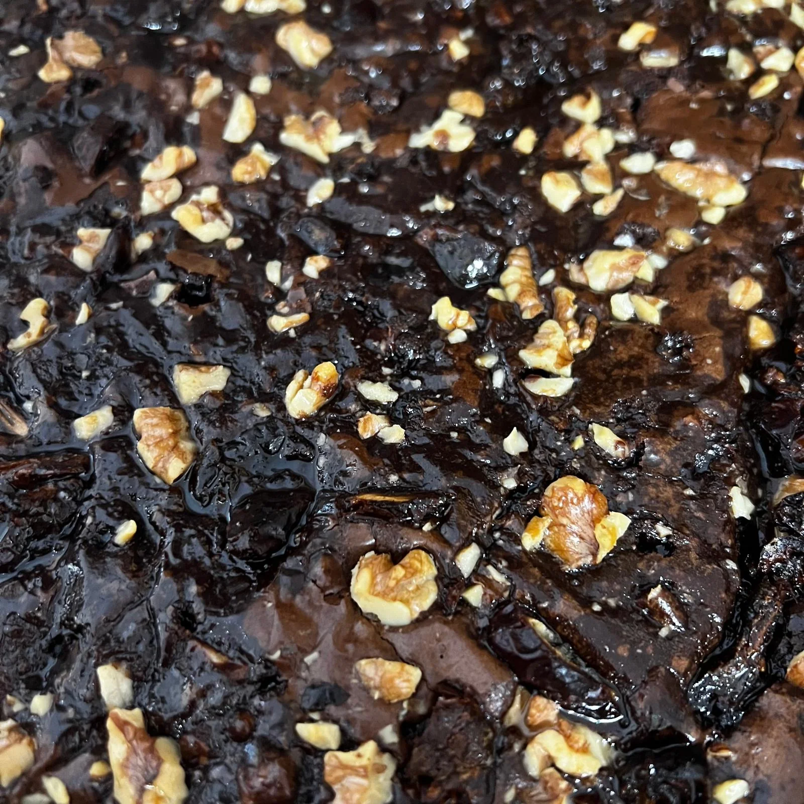 Date, Walnut & Honey Brownie Piece